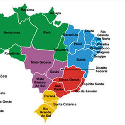 Brazil Map With States And Capitals States/ Capitals Of Brazil - By Swampy35 - Memrise