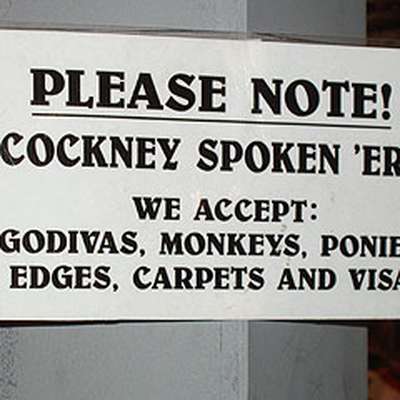 Cockney Rhyming Slang by hrprice Memrise