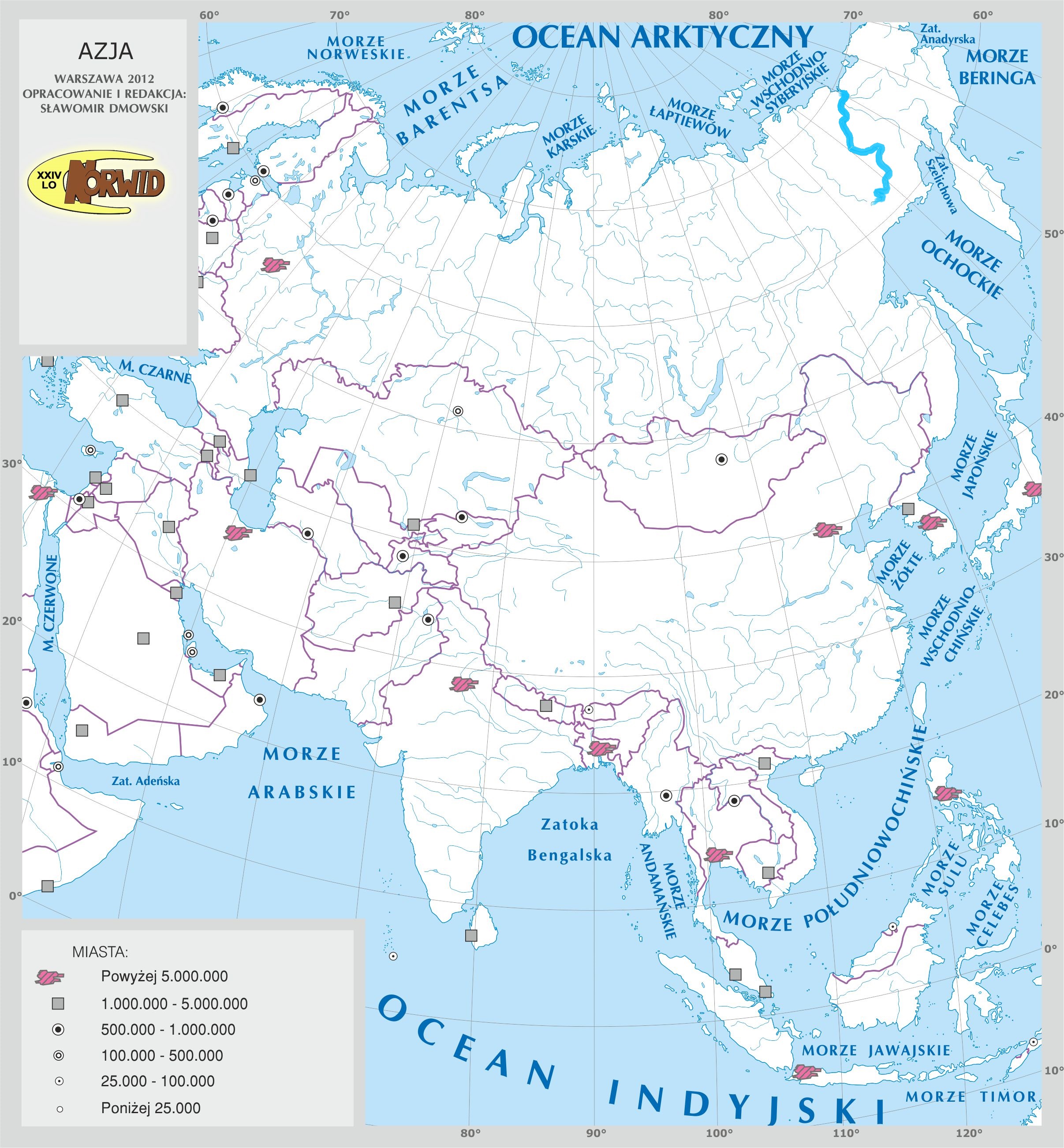 Na Jakich Półkulach Leży Azja Level 4 - Azja - Rzeki i Jeziora 1-15 - Mapa fizyczna świata - Memrise