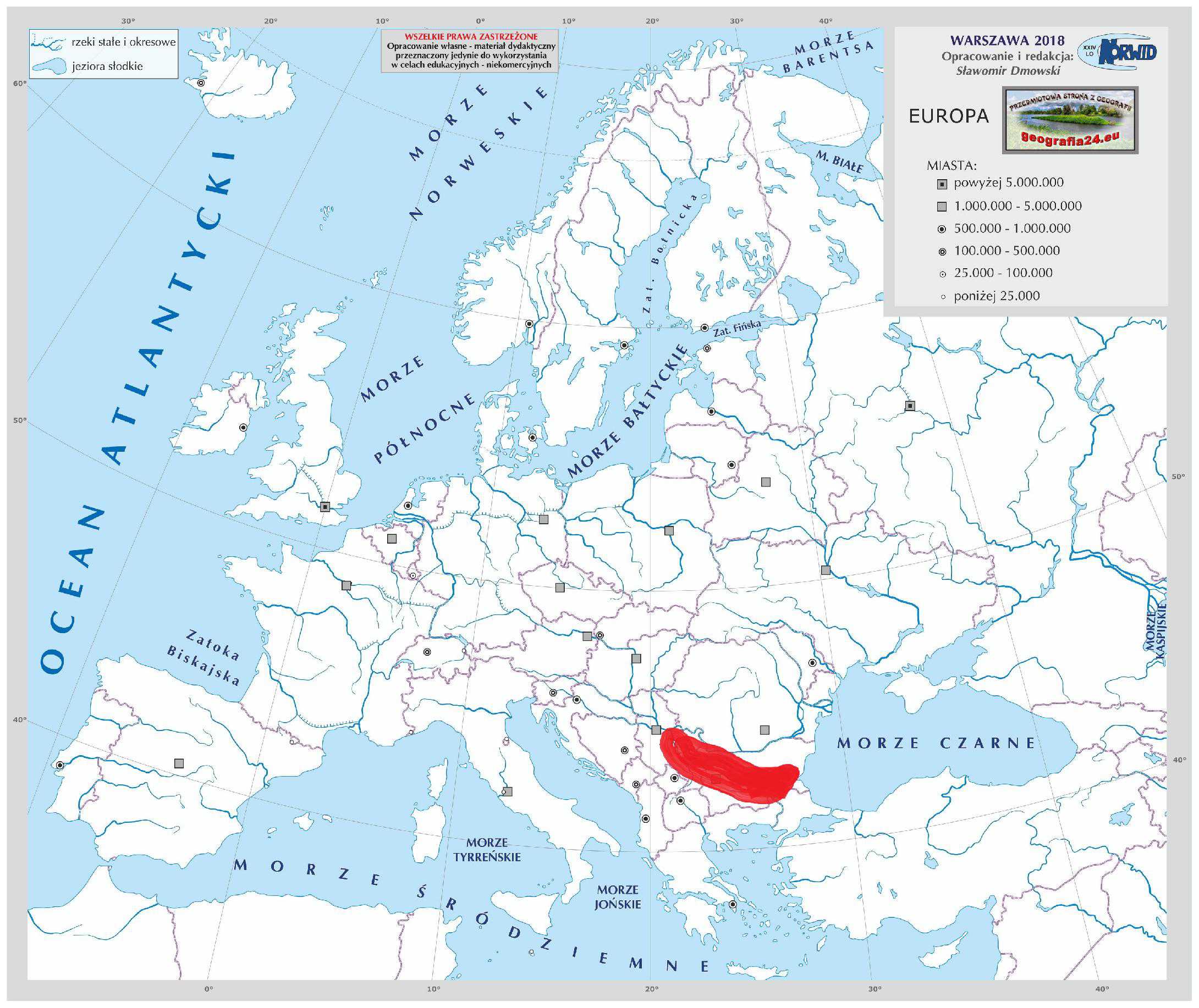 Level 21 - Europa - Góry 1-14 - Mapa fizyczna świata - Memrise