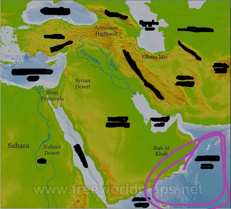 Level 1 - Physical Geography - Middle East Geography - Memrise